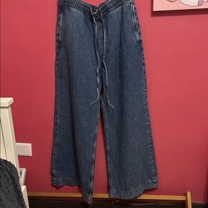 COS Wide Leg Drawstring Waist Jeans